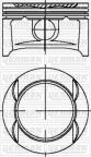 Поршень с кольцами и пальцем (размер отв. 73.90/+0.50) opel astra g 1.4 (4цл.) (z1, 4xep euro 4) бензин