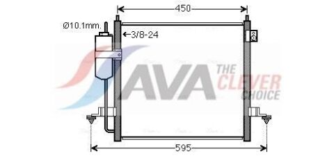 Радіатор кондиціонера MITSUBISHI L200 (2006) 2.5 TDIC Радіатор кондиціонера MITSUBISHI L200 (2006) 2.5 TDIC