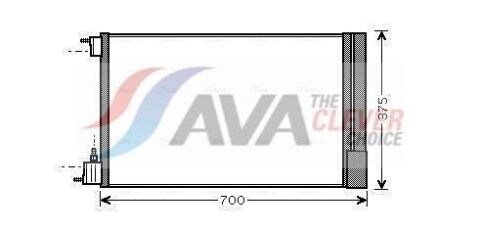 Радіатор кондиціонера OPEL INSIGNIA (2009) 2.0 ECOTEC