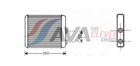 Радіатор опалення ASTRA G/ZAFIRA-AC 97-05 (Ava) Радіатор опалення ASTRA G/ZAFIRA-AC 97-05 (Ava)