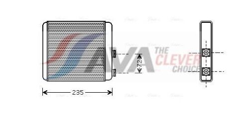 Радиатор отопления CHEVROLET ASTRA (1998) 2.0 DTI