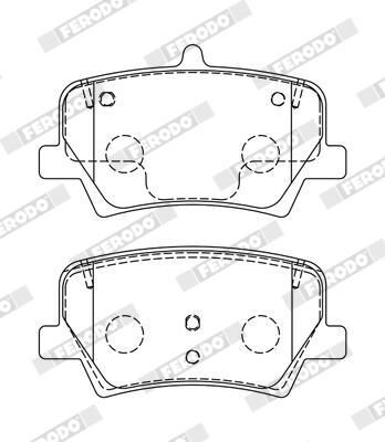 Колодки тормозные дисковые (комплект 4 шт)
