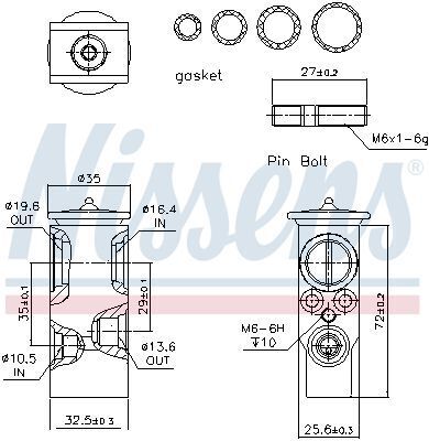 Клапан кондиционера расширительный