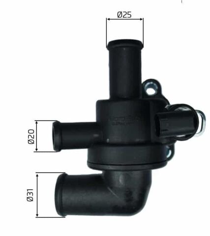 Термостат Smart (450/451) 0.8CDI (OM660) 99- (91°C)