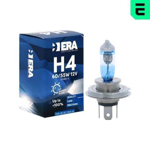 Лампа галогенна H4 12V 60/55W P43t +100