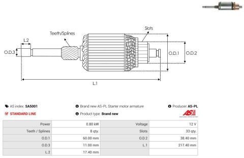 Ротор стартера