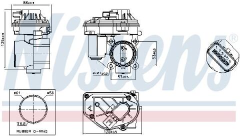 Дросельна заслонка з електроприводом Дросельна заслонка з електроприводом