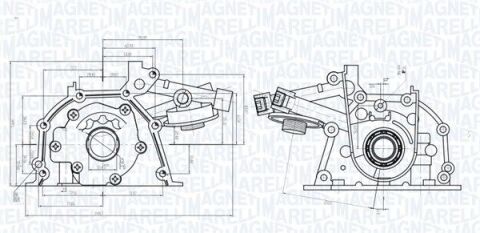 Помпа мастила clio, kangoo 1,0-1,2 01-