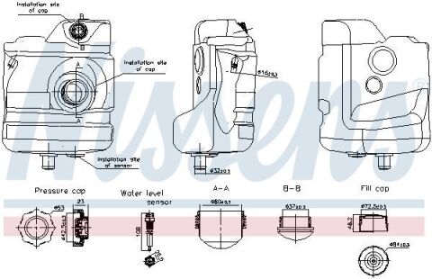 Розширювальний бачок trucks magnum