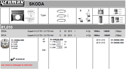 Поршень с кольцами і пальцем (размер отв. 81.01 / std) audi, vw, skoda (cnha-cnhc-czja-deta-detb-ddaa-dfca-ddaa) Поршень с кольцами і пальцем (размер отв. 81.01 / std) audi, vw, skoda (cnha-cnhc-czja-deta-detb-ddaa-dfca-ddaa)