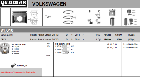 Поршень с кольцами і пальцем (размер отв. 81.01 / std) audi, vw, skoda (cnha-cnhc-czja-deta-detb-ddaa-dfca-ddaa) Поршень с кольцами і пальцем (размер отв. 81.01 / std) audi, vw, skoda (cnha-cnhc-czja-deta-detb-ddaa-dfca-ddaa)