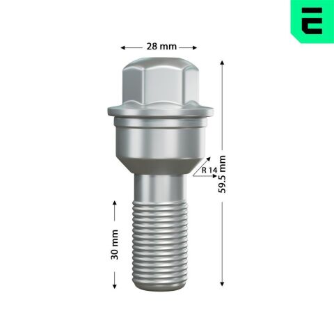 Колесный болт