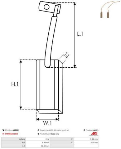 Вугільна щітка, генератор