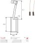 Вугільна щітка, генератор, фото 4 - інтерент-магазин Auto-Mechanic