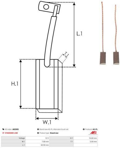 Вугільна щітка, генератор