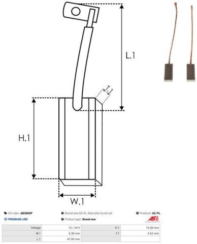 Вугільна щітка, генератор