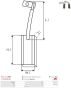 Щітки генератора (12/24V) (5x7.9x21.8) (вугільні), фото 4 - интернет-магазин Auto-Mechanic