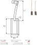 Вугільна щітка, генератор, фото 4 - интернет-магазин Auto-Mechanic
