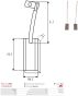 Вугільна щітка, генератор, фото 4 - интернет-магазин Auto-Mechanic