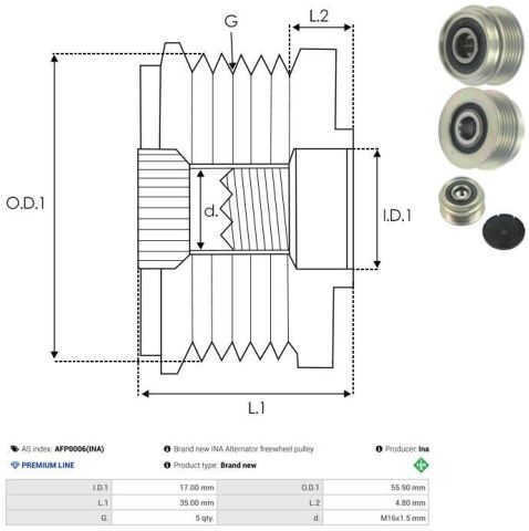 Механізм вільного ходу генератора Механізм вільного ходу генератора