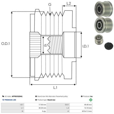 Механізм вільного ходу генератора