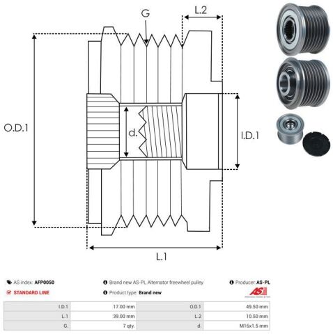 Обгінна муфта генератора Обгінна муфта генератора