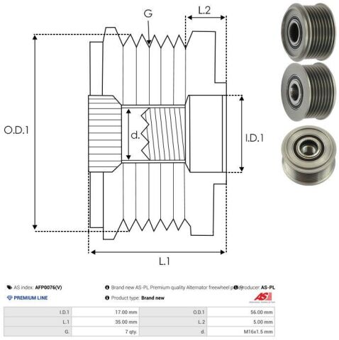 Механізм вільного ходу генератора