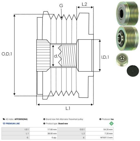 Механізм вільного ходу генератора