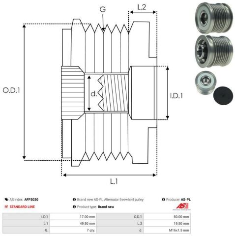 Обгонная муфта генератора