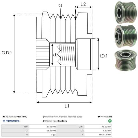 Механізм вільного ходу генератора Механізм вільного ходу генератора