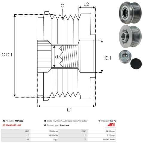 Обгінна муфта генератора Обгінна муфта генератора