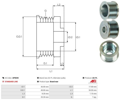 Шкив, генератор
