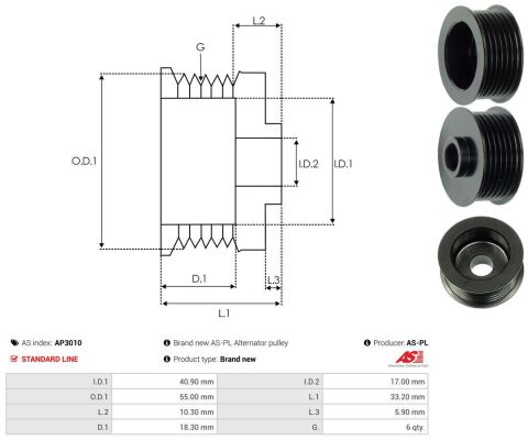 Шкив, генератор