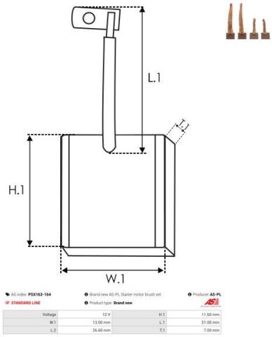 Вугільна щітка, стартер