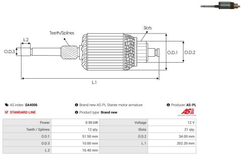 Ротор стартера
