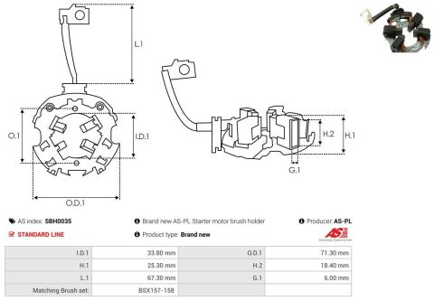 Щіткотримач стартера Citroen Jumper/Peugeot Boxer 02-