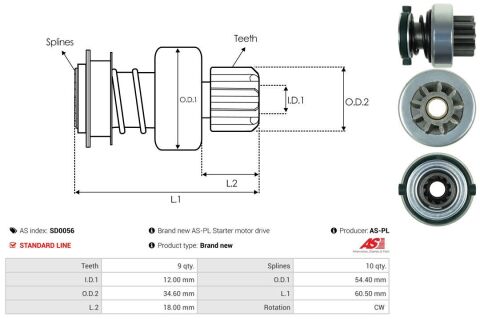 Механізм вільного ходу, стартер Механізм вільного ходу, стартер