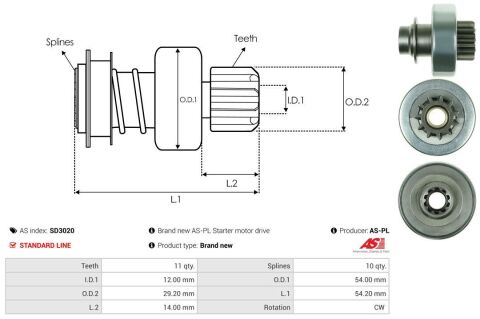 Привод с механизмом свободного хода, стартер