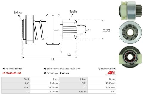 Механізм вільного ходу, стартер Механізм вільного ходу, стартер