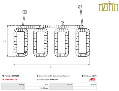 Обмотка збудження, стартер