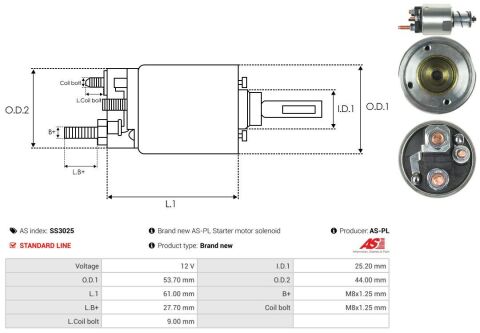 Втягуюче реле стартера Втягуюче реле стартера