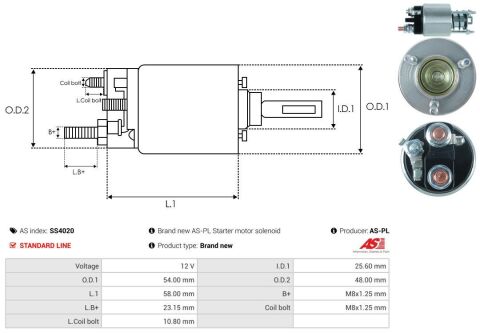 Втягуюче реле стартера Втягуюче реле стартера