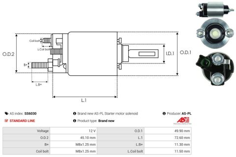 Втягуюче реле стартера Втягуюче реле стартера