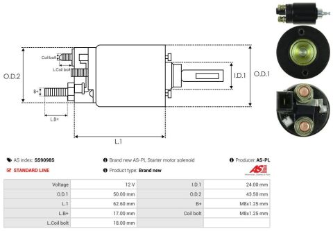 Втягуюче реле стартера Втягуюче реле стартера