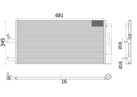 Конденсатор, система кондиціонування повітря