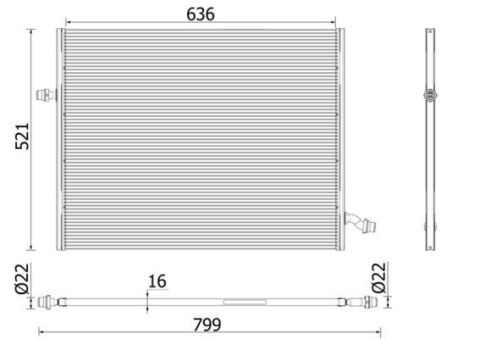Радіатор охолодження двигуна