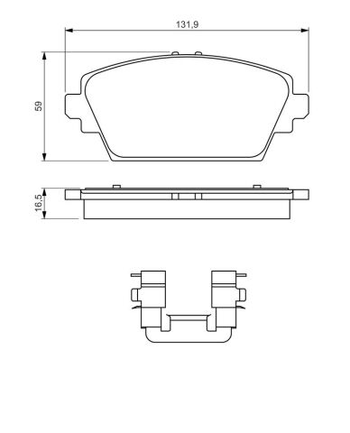 Комплект тормозных колодок, дисковый тормоз Комплект тормозных колодок, дисковый тормоз