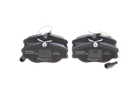 Комплект тормозных колодок, дисковый тормоз