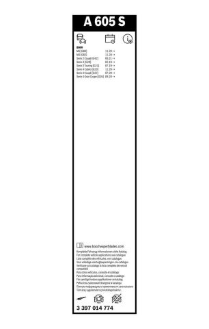 Щітки двірника безкаркасні (600/475мм) BMW 3 (G20, G80, G28) 318 d