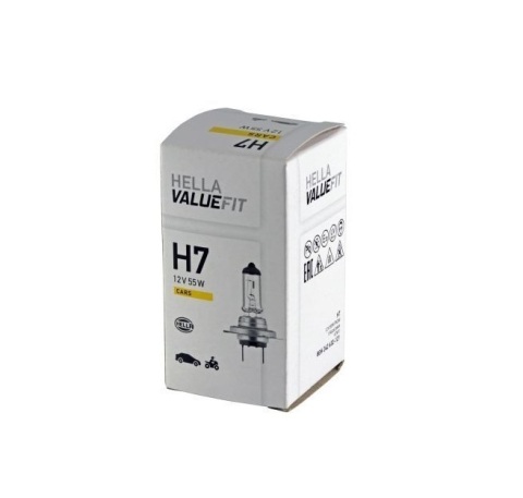Лампа галогенна 12V H7 55W PX26d VALUEFIT